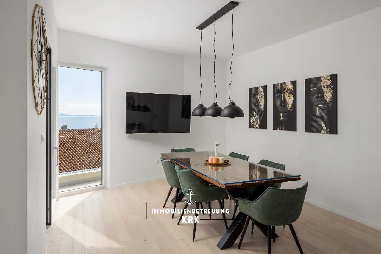 Penthouse Seaview Emilia Apartment Krk Town