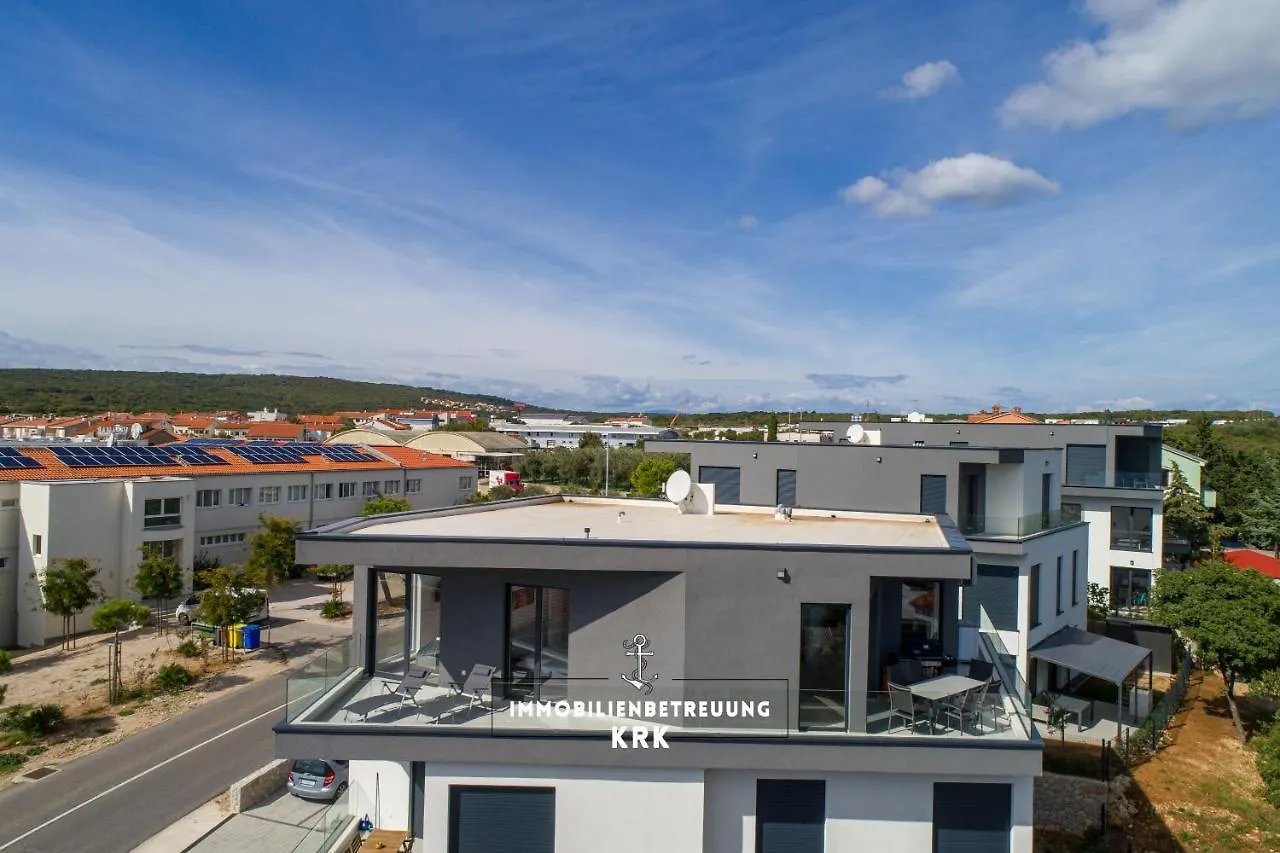 Penthouse Seaview Emilia Apartment Krk Town