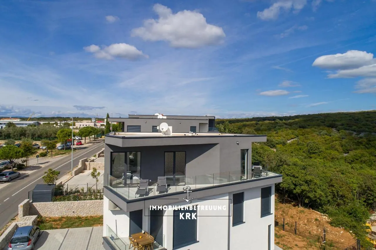 Penthouse Seaview Emilia Apartment Krk Town Croatia