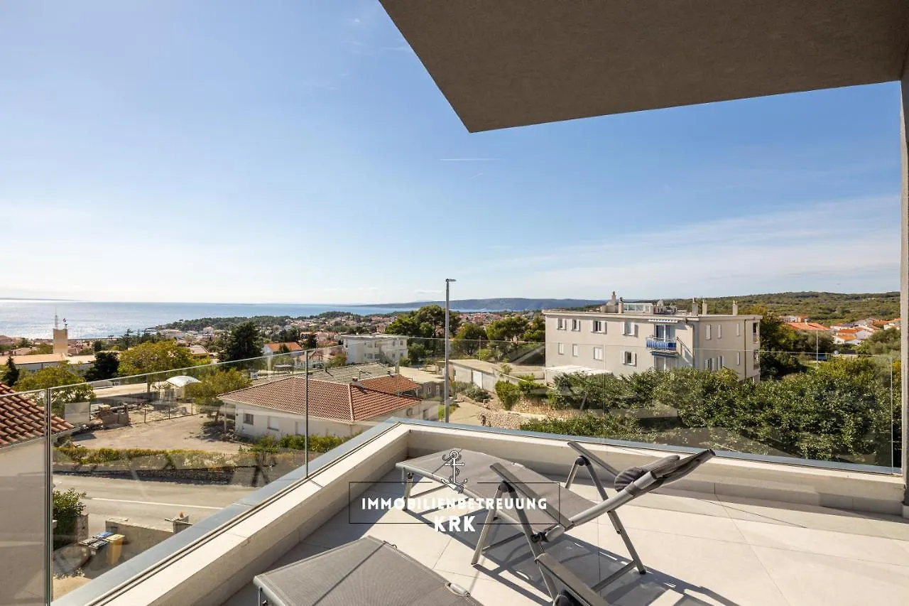 Penthouse Seaview Emilia Apartment Krk Town